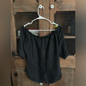 Reformation silk peasant top